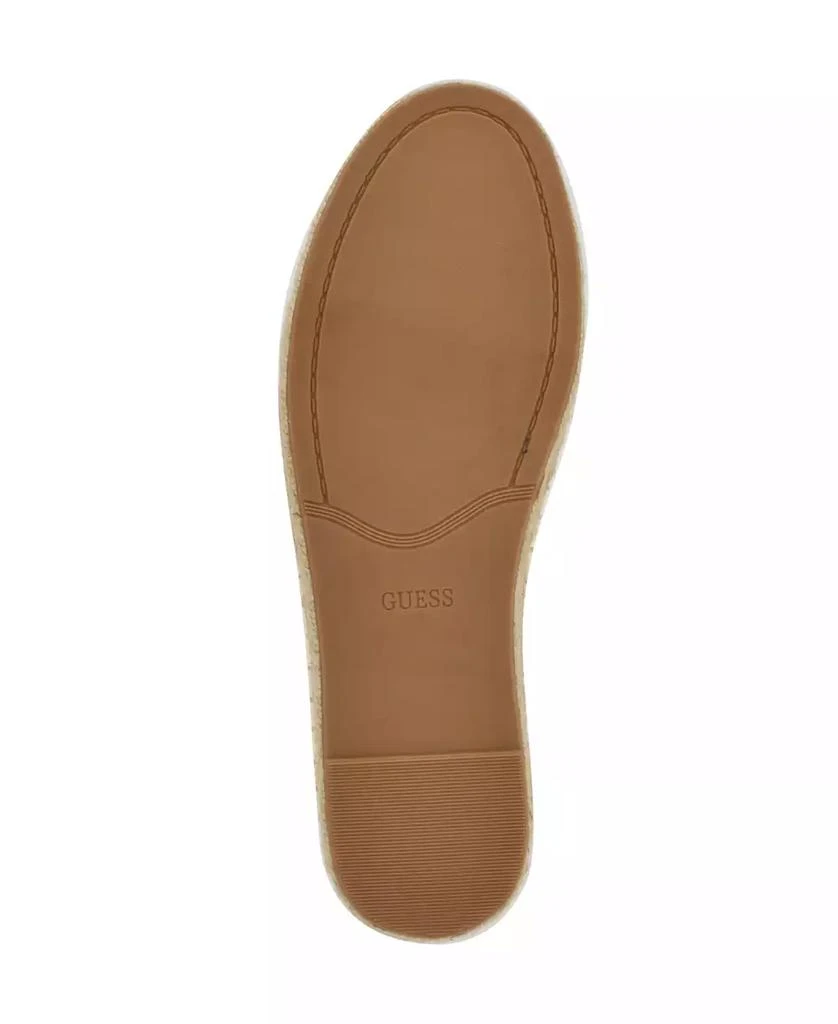 GUESS Women's Joneal Platform Espadrille Crochet Knit Ballet Flats 5