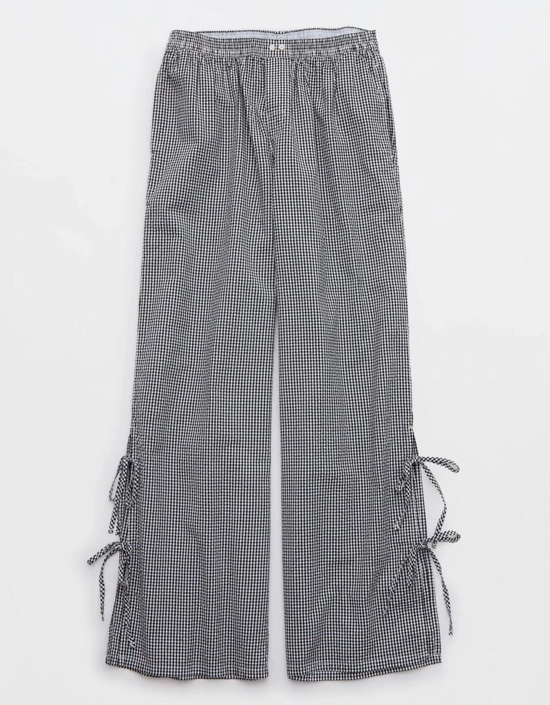 Aerie Aerie Off-Duty Seersucker Side Tie Trouser PJ 3