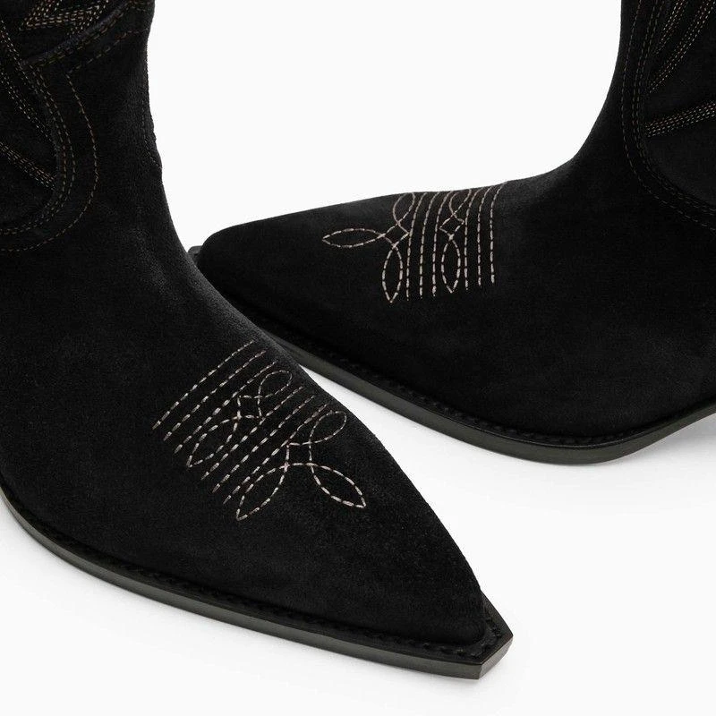 Paris Texas TEXAN ROSARIO ECRU LEATHER BOOT 4