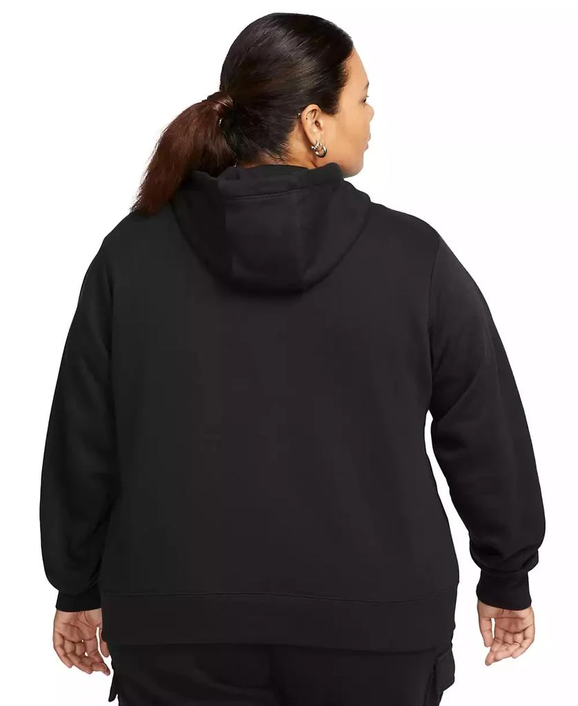 NIKE Plus Size Active Sportswear Club Hooded Fleece Sweatshirt 5