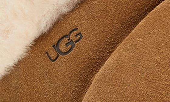 UGG Tazzlita Genuine Shearling Trim Platform Slipper 7