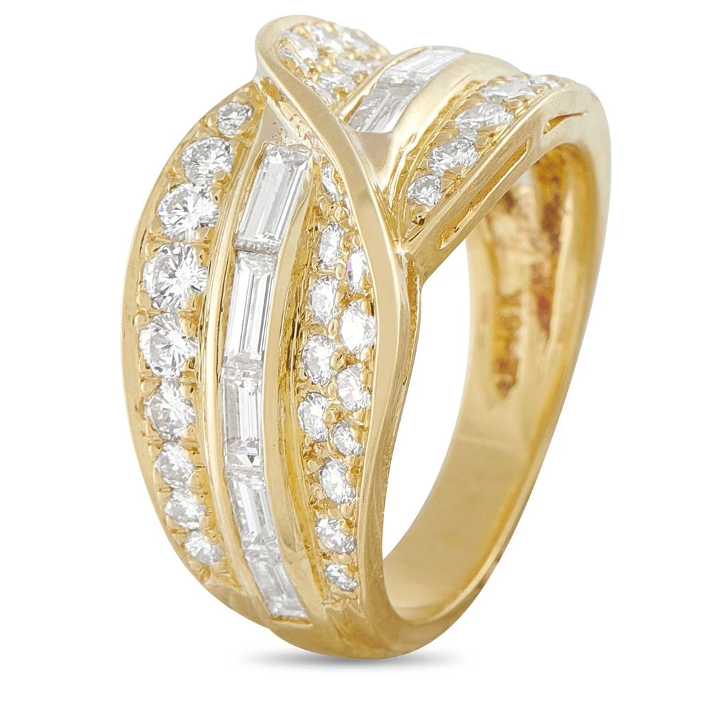 LB Exclusive 18K Yellow Gold 1.45ct Diamond Ring MF08-011926 2