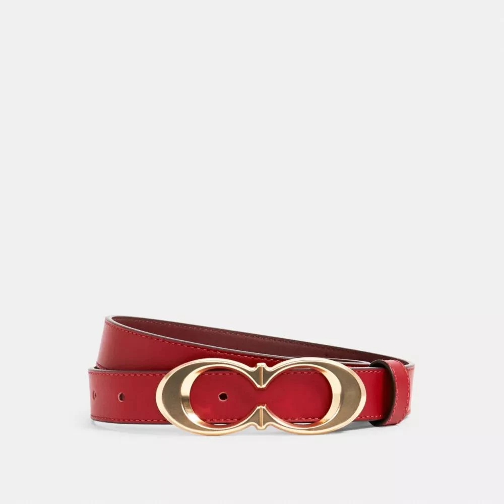 Coach Signature Buckle Belt, 25 Mm 1