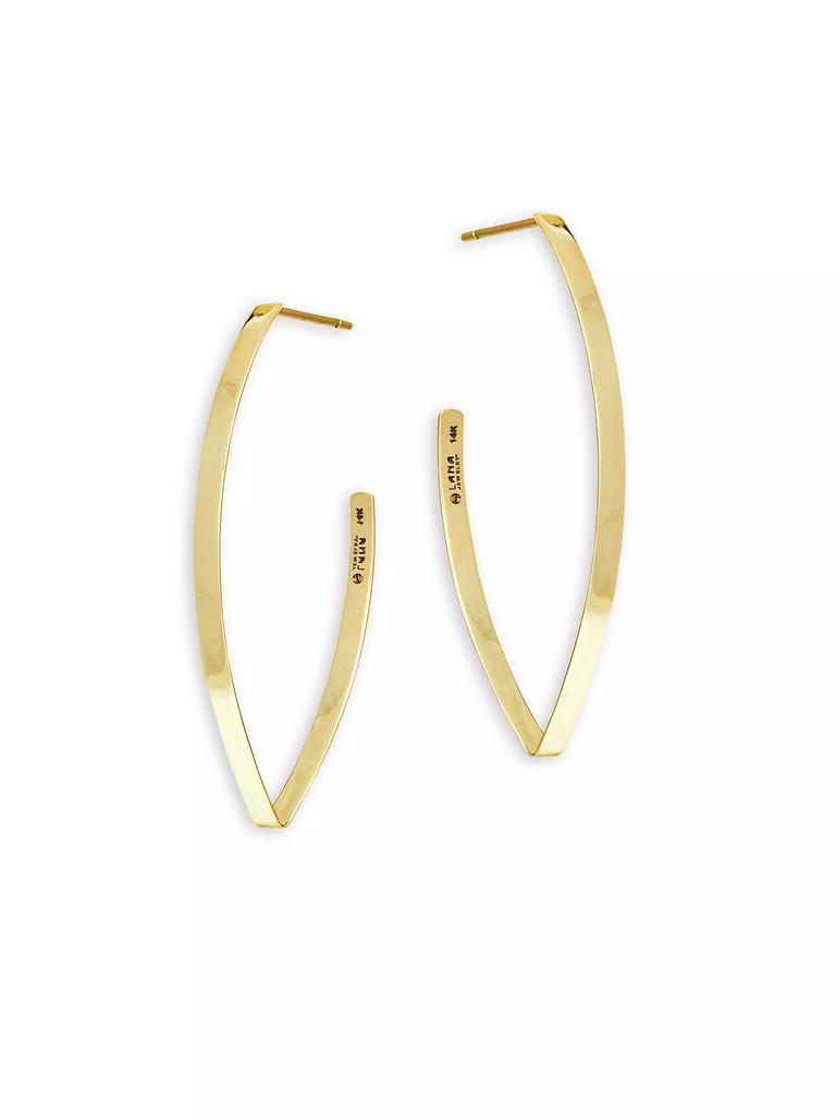 LANA 15-Year Anniversary Small Thick Blake Hoop Earrings