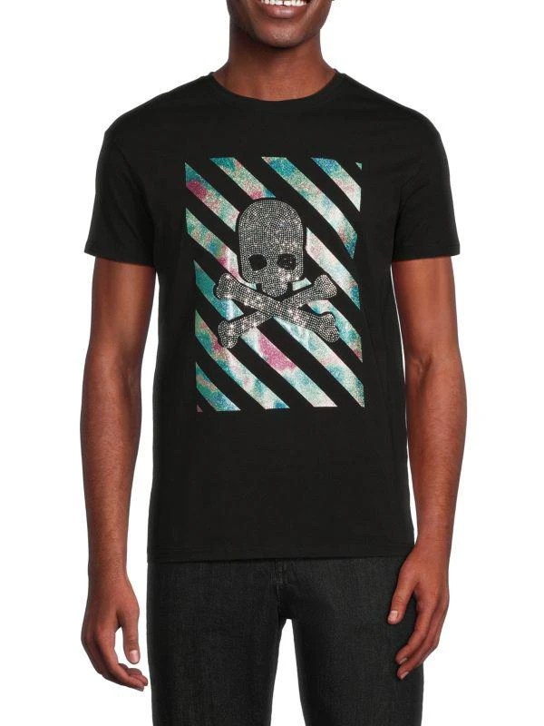 Heads or Tails Embellished Graphic Tee 1