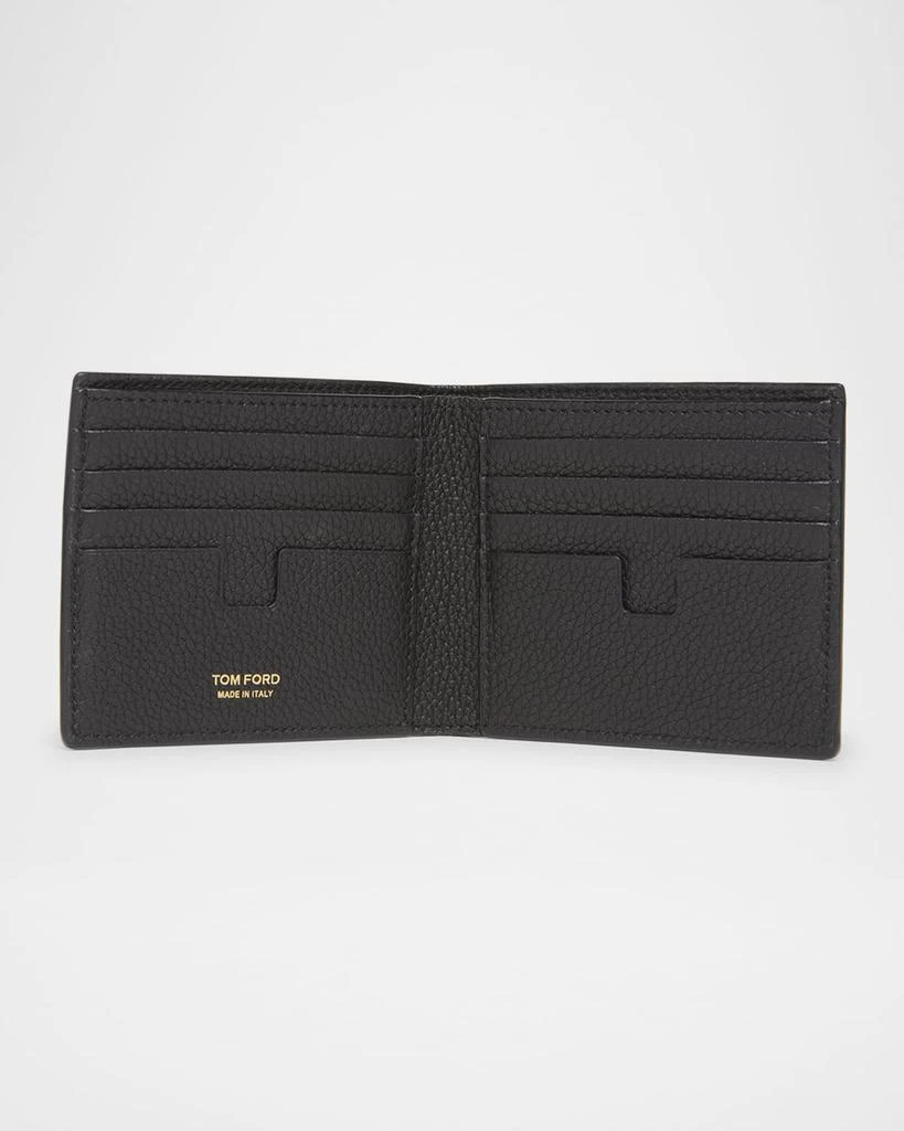 Tom Ford Men's T Line Grained Leather Bifold Wallet 3