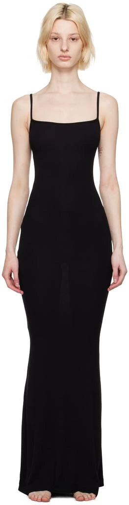 SKIMS Black Soft Lounge Long Slip Maxi Dress 1