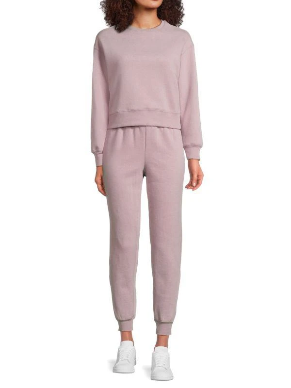 Harmony and Balance 2-Piece Fleece Sweatshirt & Joggers Set 1