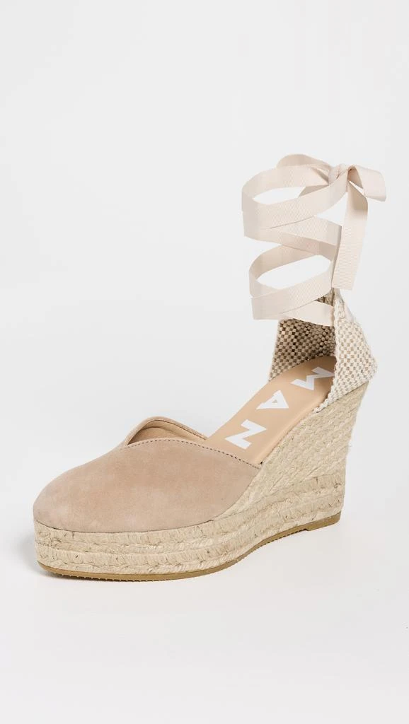 Manebi Heart Shaped Wedge Espadrilles 1