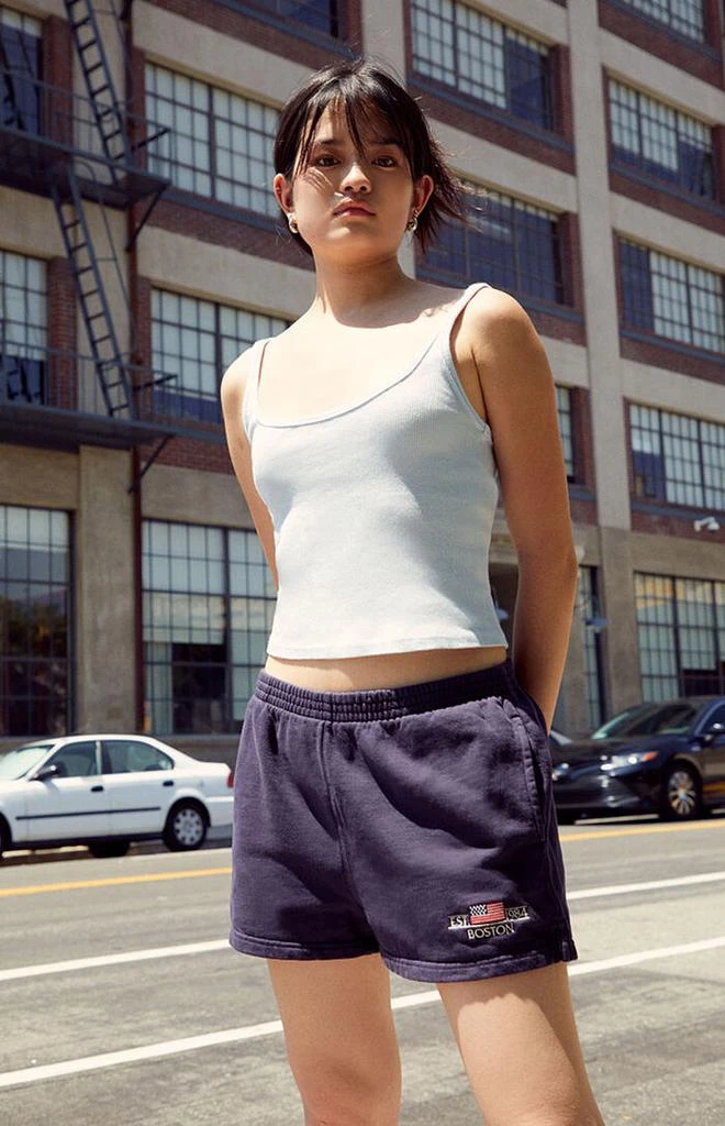 John Galt Blue Boston Sweat Shorts 3