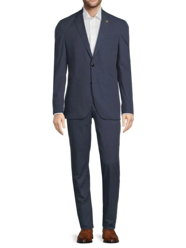 Ted Baker London Tampa Cotton Blend Slim-Fit Suit 1