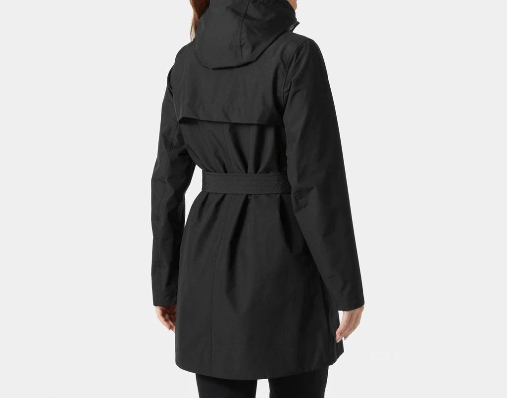 Helly Hansen Women
s Welsey Ii Trench Coat In Black 2
