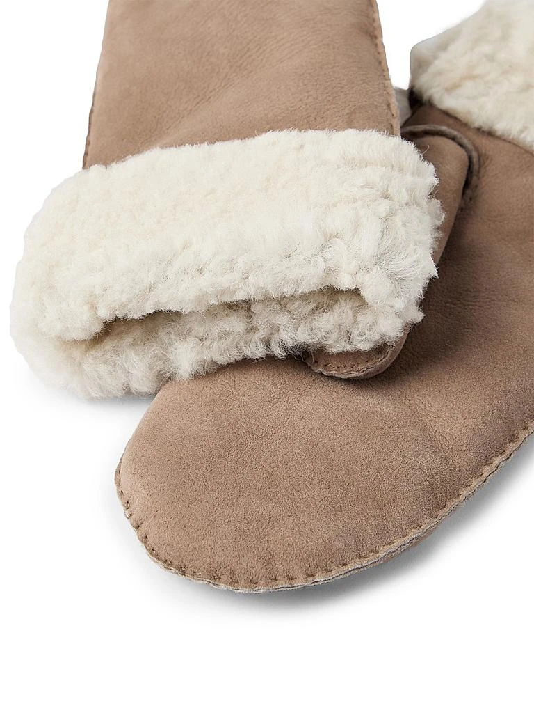 Brunello Cucinelli Fuzzy Shearling Mittens 3