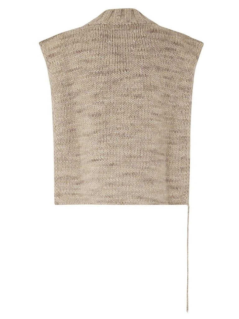 MAISON MARGIELA Maison Margiela V-Neck Ribbed Knitted Vest 2