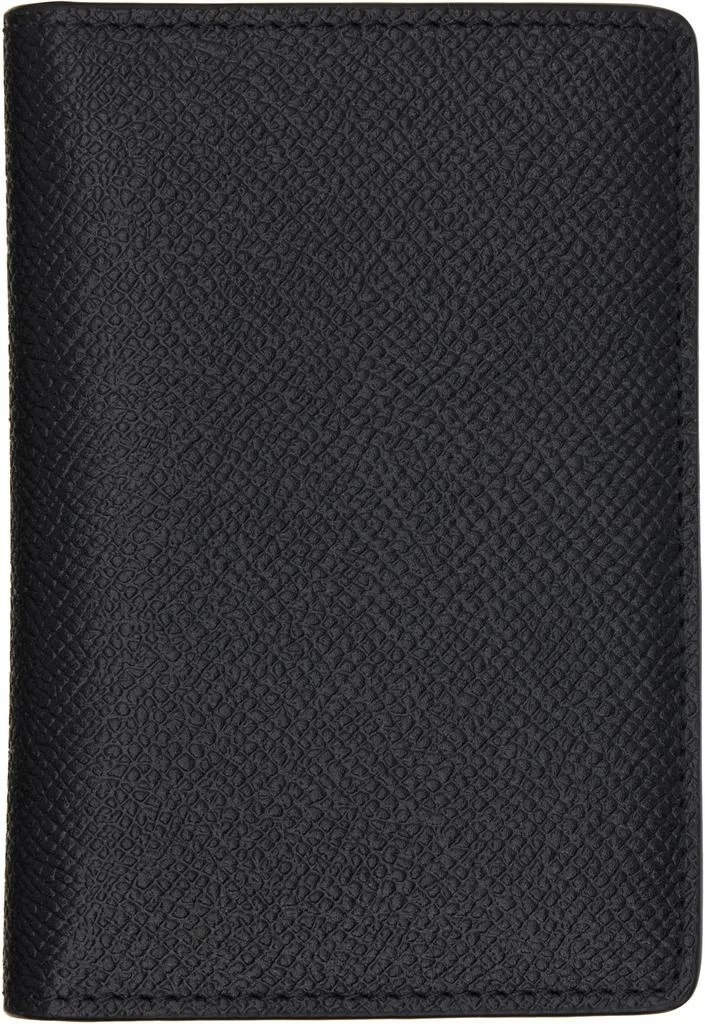 MAISON MARGIELA Black Four Stitches Card Holder