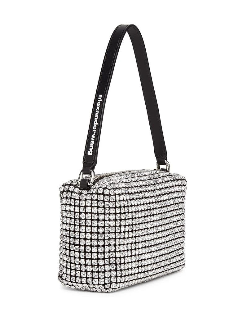 Alexander Wang Medium Heiress Rhinestone Mesh Pouch 4
