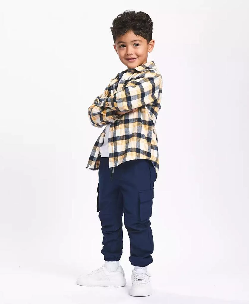 Sovereign Code Little Boys Soft Plaid Flannel Button-Up Shirt 4