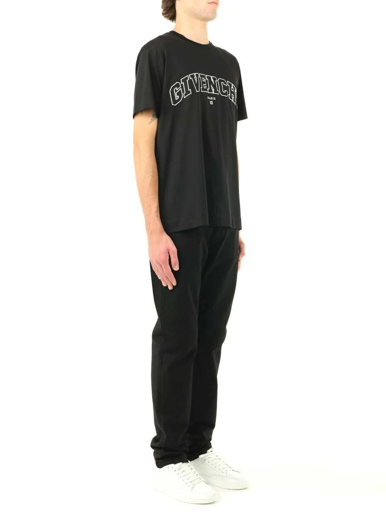 Givenchy Givenchy Logo-Embroidered Jersey T-Shirt 4