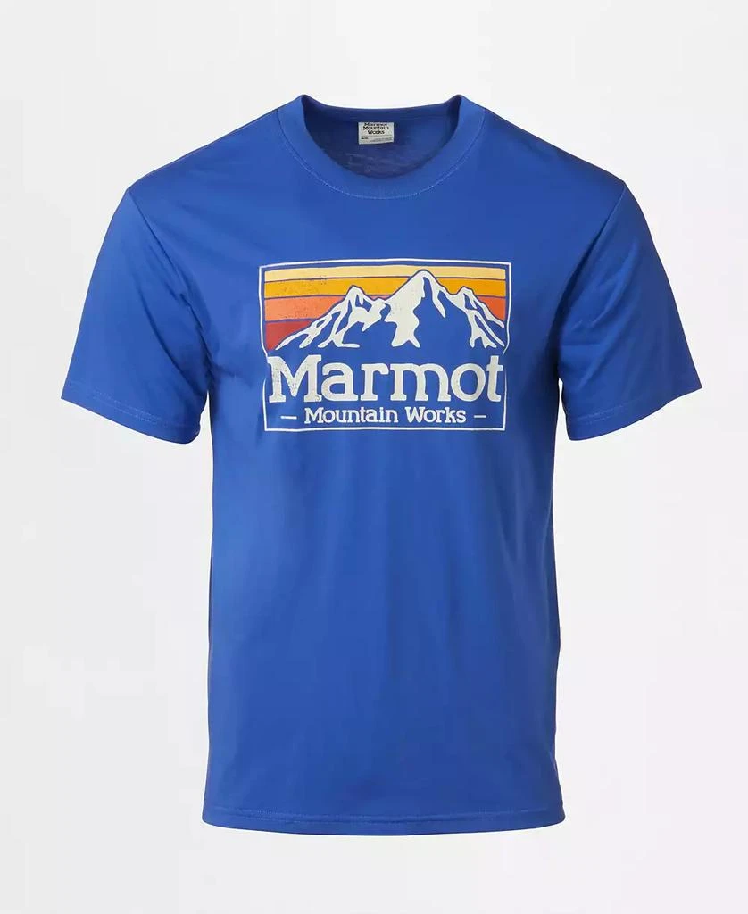 Marmot Men's Mountain Works Gradient Logo Graphic Short-Sleeve T-Shirt 1