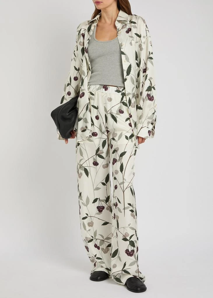 Stella McCartney Cherry-print silk shirt 4