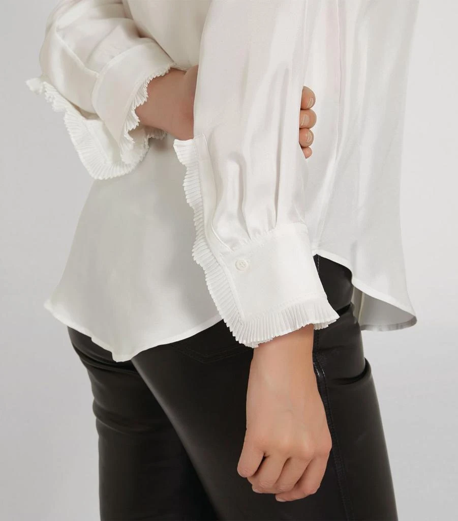 Sandro Pleat-Trim Shirt 4