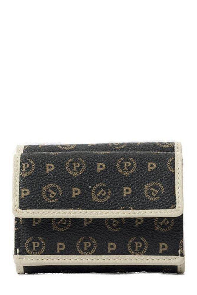 POLLINI Pollini Monogram Printed Folded Compact Wallet