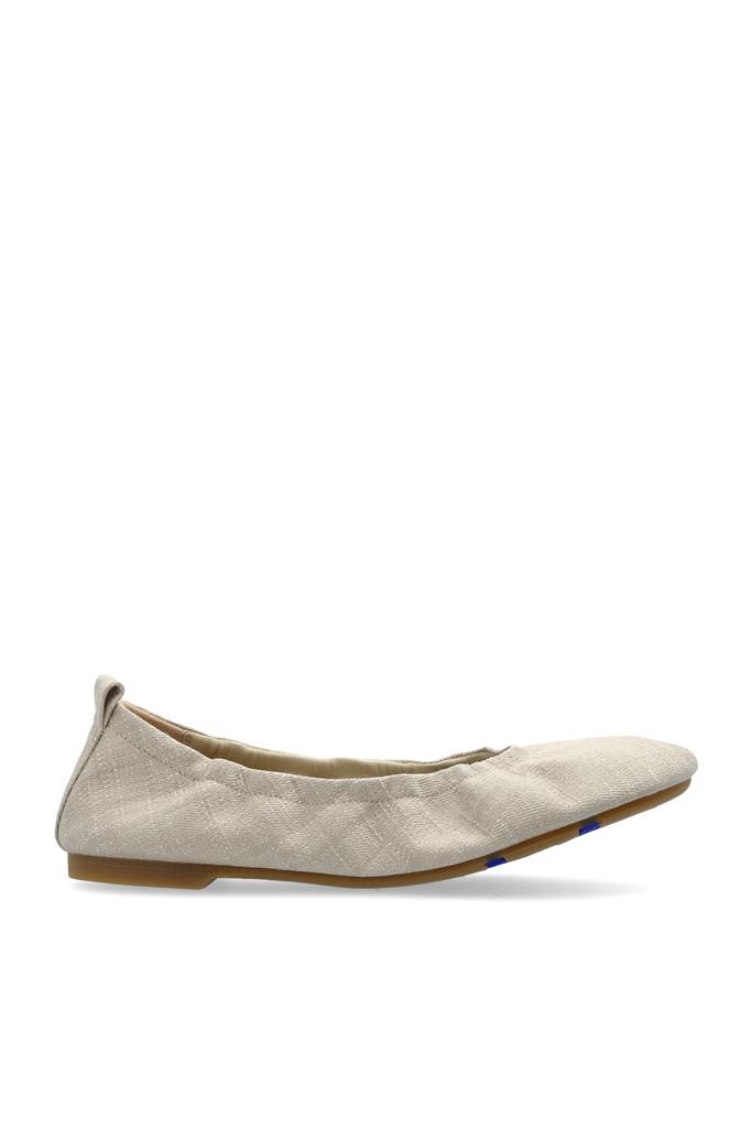 フラットシューズ Burberry 'Sadler' Ballet Flats Burberry Sadler Leather Ballet Flats Black (Women's
