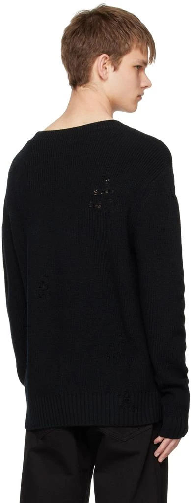 Feng Chen Wang Black Distressed Sweater 3