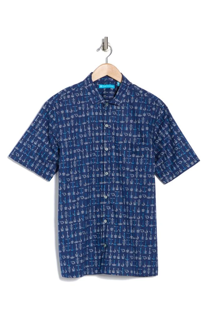 Tori Richard Anchor Management Short Sleeve Button-Up Shirt 3
