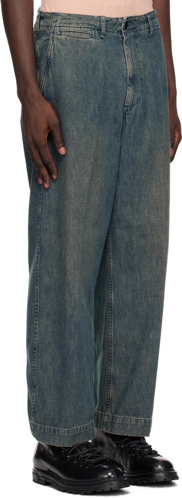 BEAMS PLUS Blue MIL Double Dye Jeans