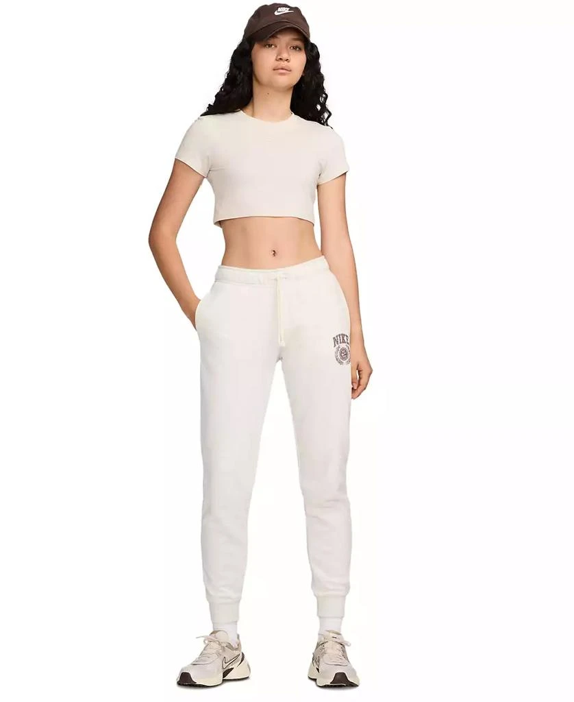 NIKE Women's Sportswear Club Fleece Mid-Rise Jogger Pants 3