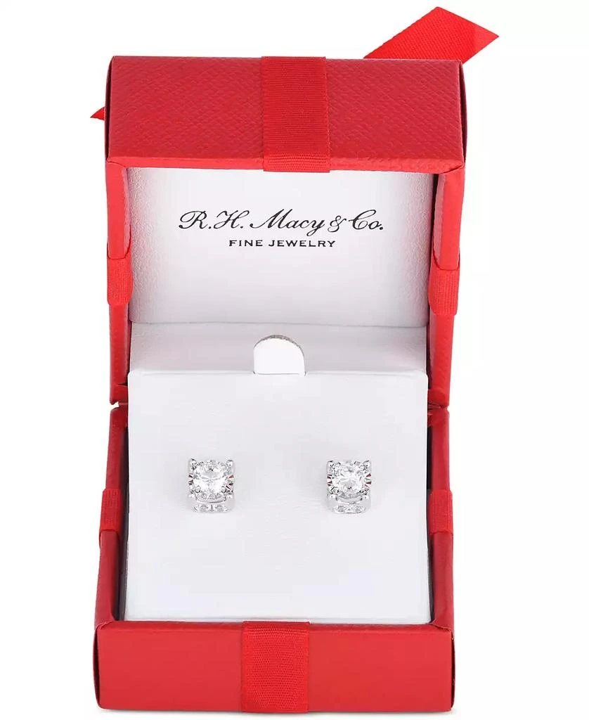 TruMiracle TruMiracle™ Diamond Stud Earrings (2 ct. t.w.) in 14k White, Yellow or Rose Gold 2