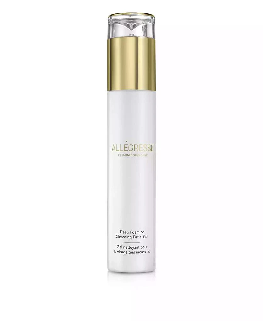 Allegresse 24 Karat Skin Care Allegresse 24K Skincare Deep Foaming Cleansing Facial Gel 4.0 oz 1