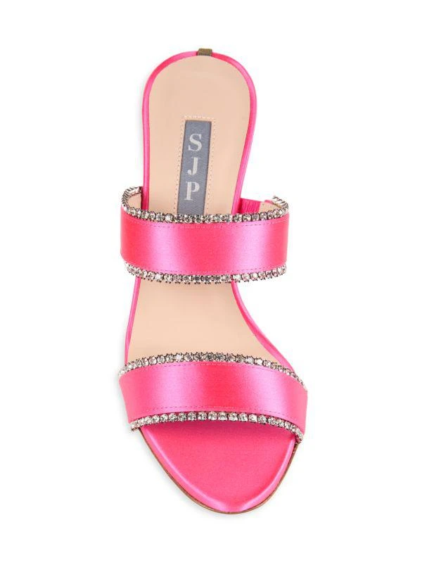 SJP by Sarah Jessica Parker Blossom Rhinestone Heel Sandals 5