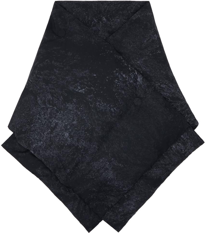 TEMPLA Black Down Adhara Scarf