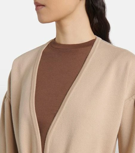 Max Mara Tiberio belted virgin wool cardigan 4