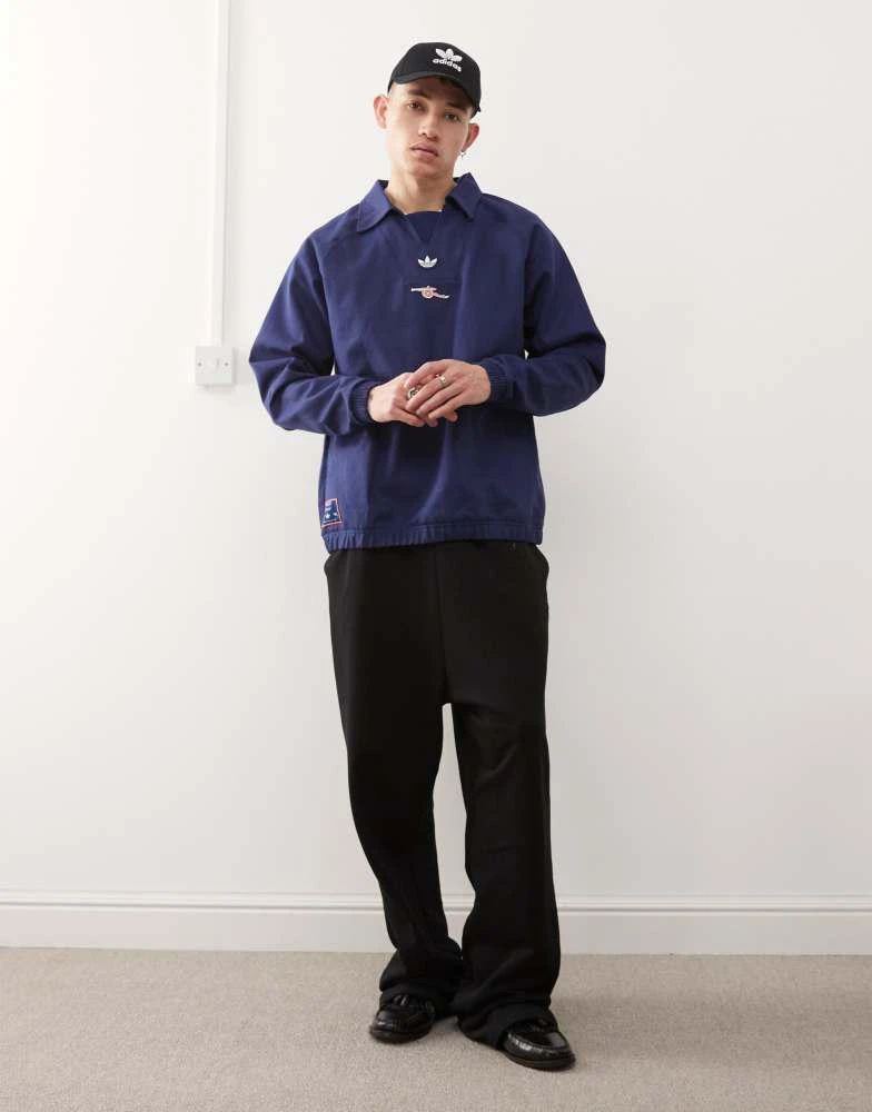 Adidas adidas Originals Arsenal Terrace Icons Drill Top in blue 3