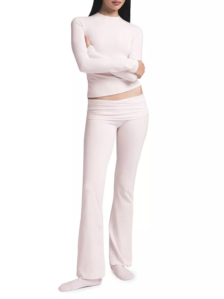 SKIMS Cotton Jersey Foldover Pants 2
