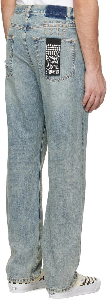 Ksubi Blue Anti K Stage Dive Trashed Jeans 3