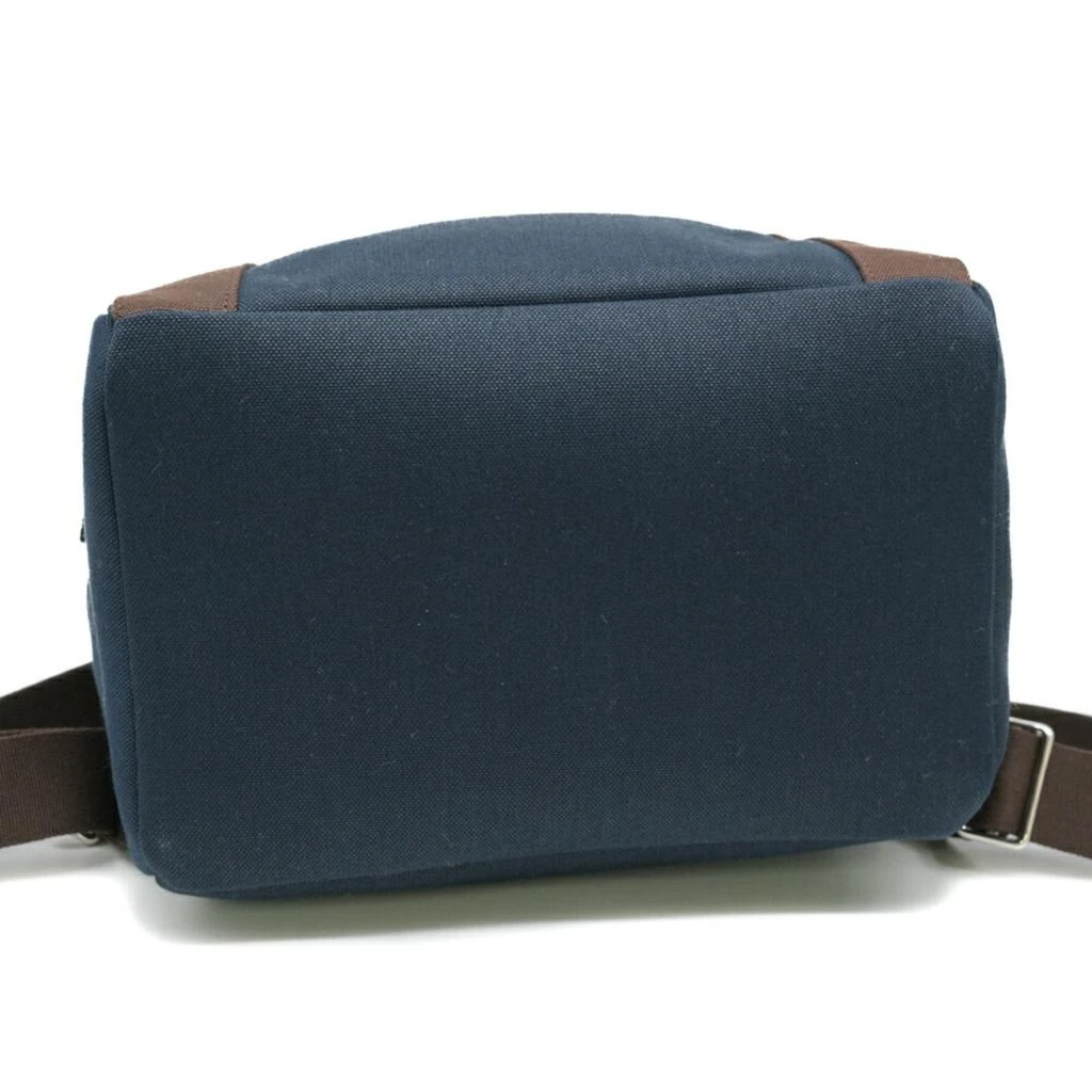 Hermes Navy Canvas Backpack (Pre-Owned) 6