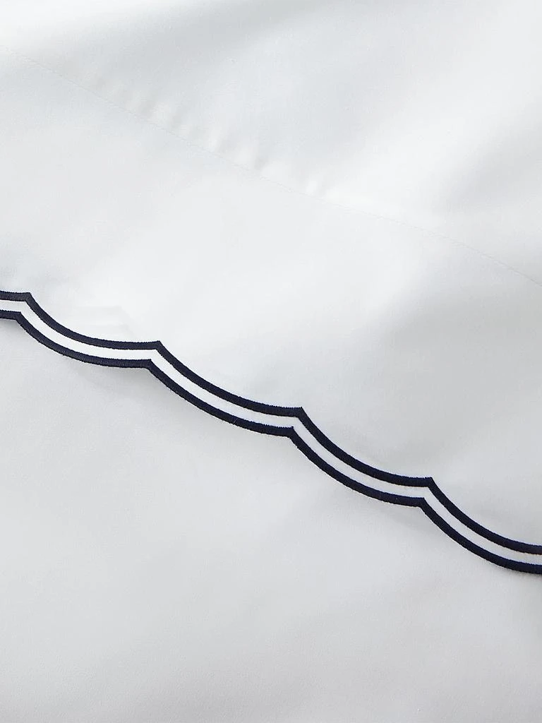 Ralph Lauren Malin Scallop Sateen Flat Sheet 4