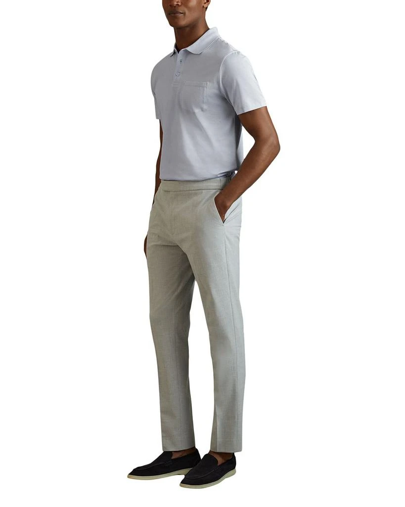 REISS Austin Mercerized Cotton Slim Fit Pocket Polo Shirt 2