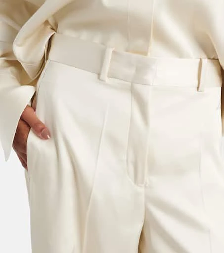 Jil Sander Satin wide-leg pants 4