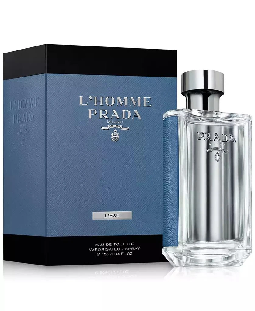 Prada L'Homme Prada L'Eau Men's Eau de Toilette Spray, 3.4 oz. 4