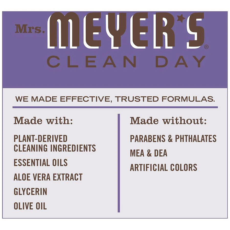 Mrs. Meyer's Clean Day Liquid Hand Soap Refill Compassion Flower 3