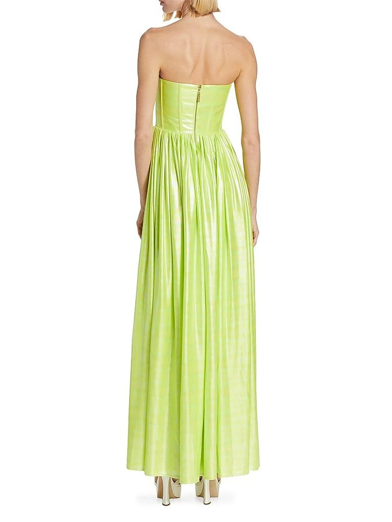 BRONX AND BANCO Florence Strapless Metallic Gown 5