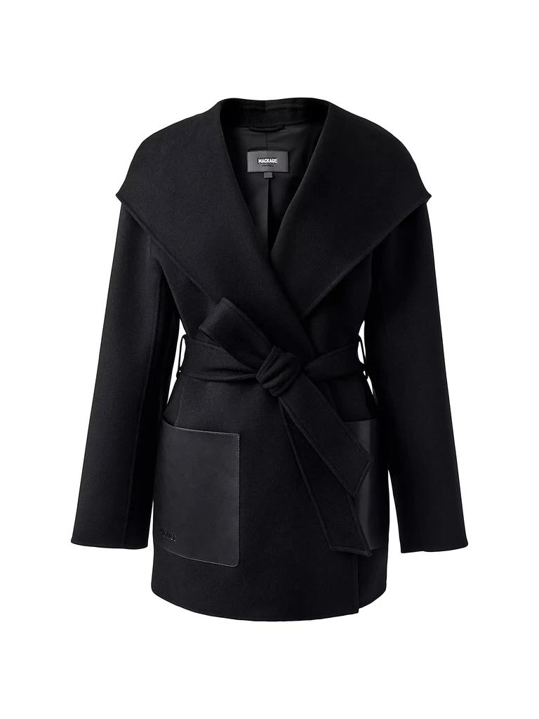 Mackage Azra Wool Wrap Jacket 1