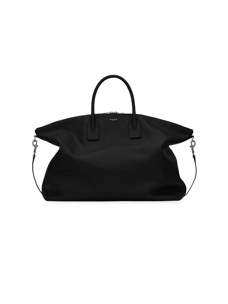 Yves Saint Laurent Giant Bowling Bag In Soft Grained Leather 1