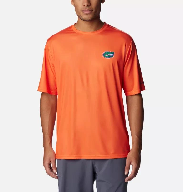 Columbia Columbia Men's Collegiate PFG Terminal Tackle  Short Sleeve Shirt - Florida- 1
