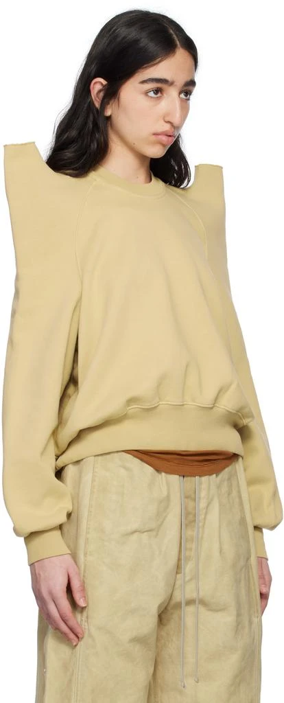 Rick Owens Beige Hollywood Tecsweat Sweatshirt 2